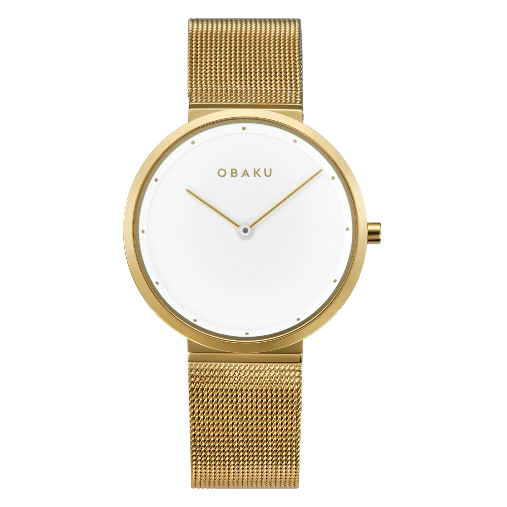 ultra slim gold watch with sapphire crystal scratch resistance